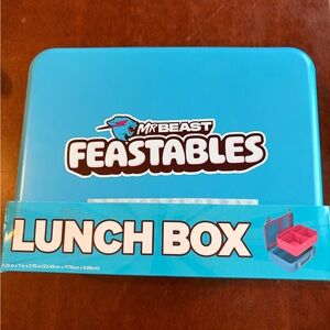 MrBeast Feastables Blue Lunch Box